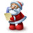 Santa Claus reading Icon